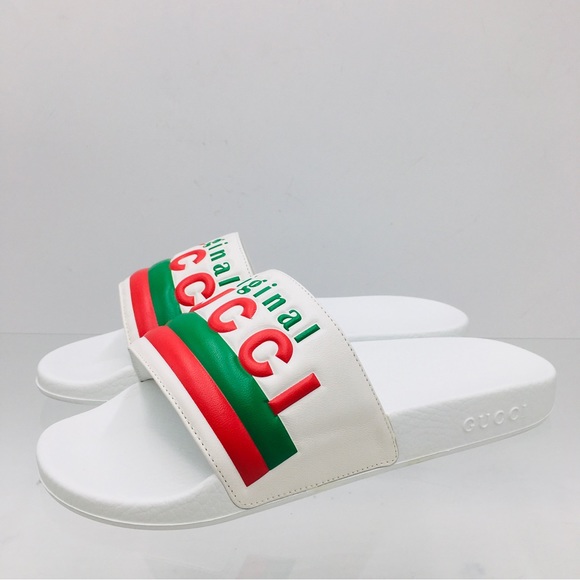 Gucci 630606 DIROO 9014  Slide Flip Flops - Women’s Size US 10 - Picture 3 of 14